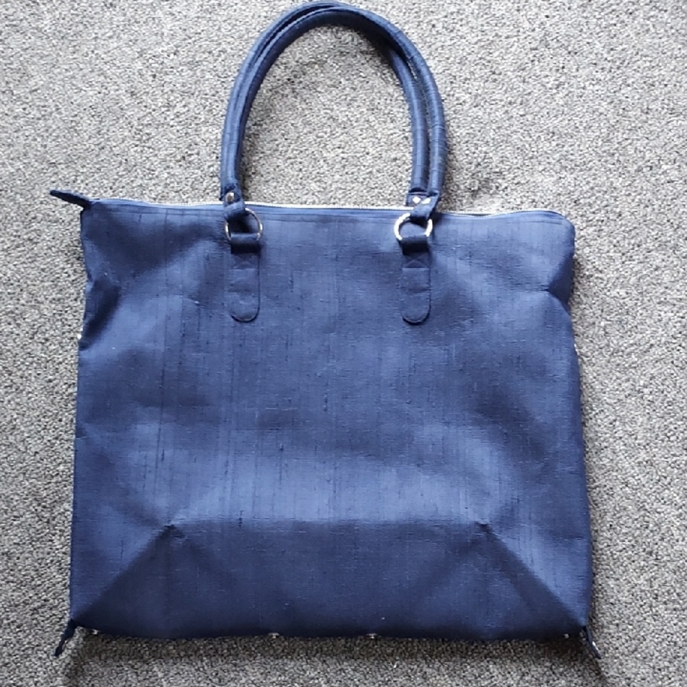 Artisan Angkor Silk Purse/Tote Bag Made In Cambodia.